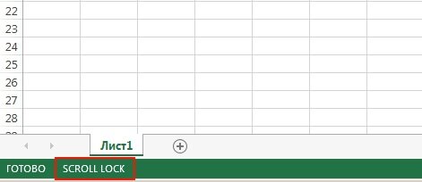 Скриншот MS Excel 2013.