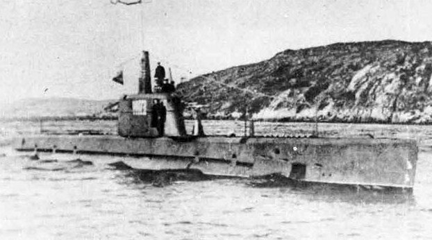 Подводная лодка М-173 тип XII до модернизации ограждения рубки. Кольский залив, 1939-1940 гг.
