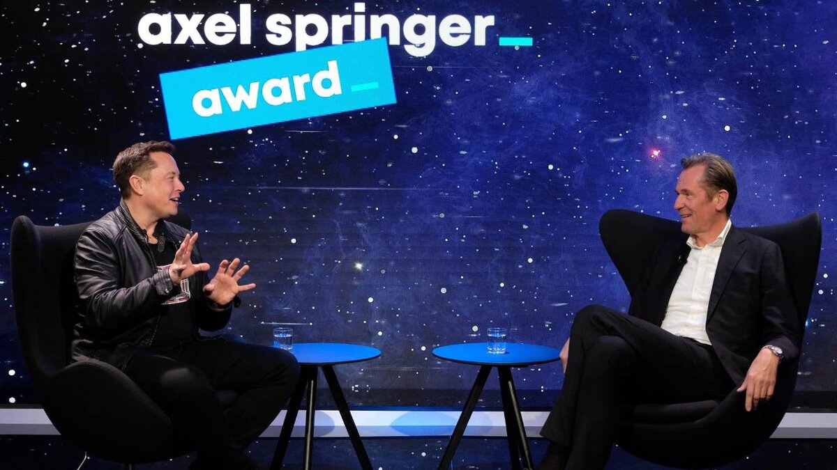 Илон Маск получил премию Axel Springer 