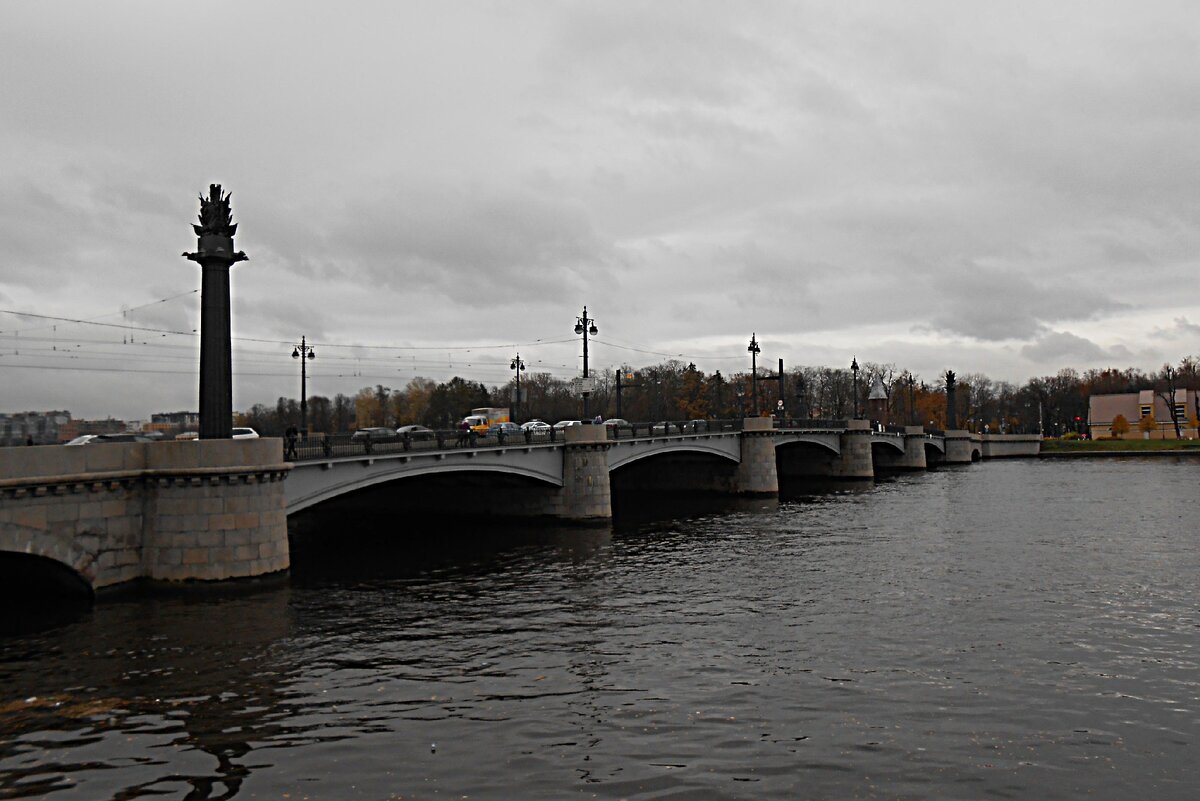 Ушаковский мост, ноябрь 2020