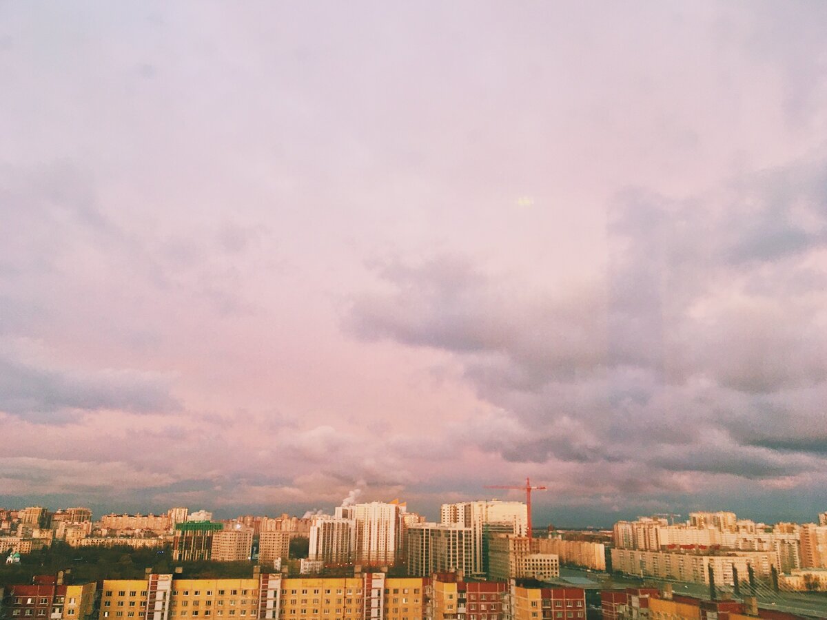 Вид из окна, небо было ближе