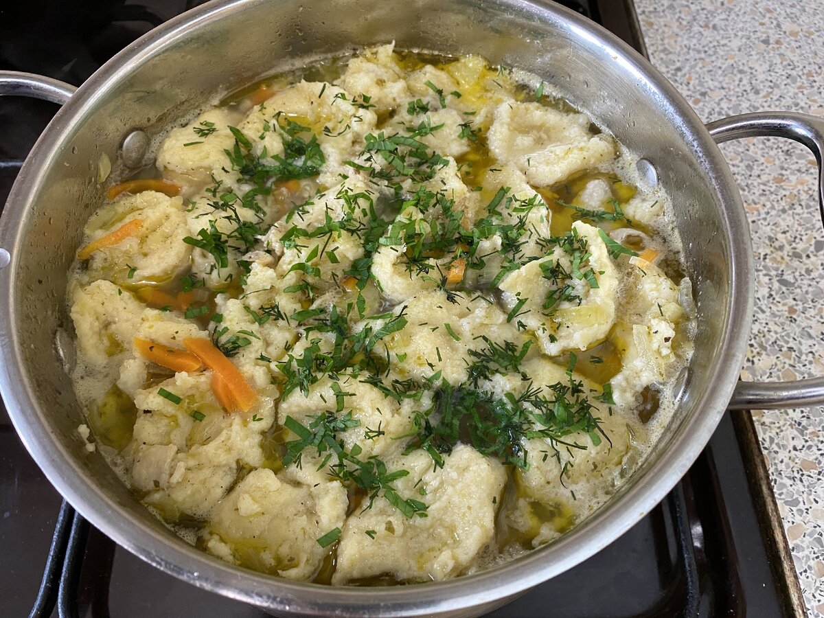 Суп с клёцками