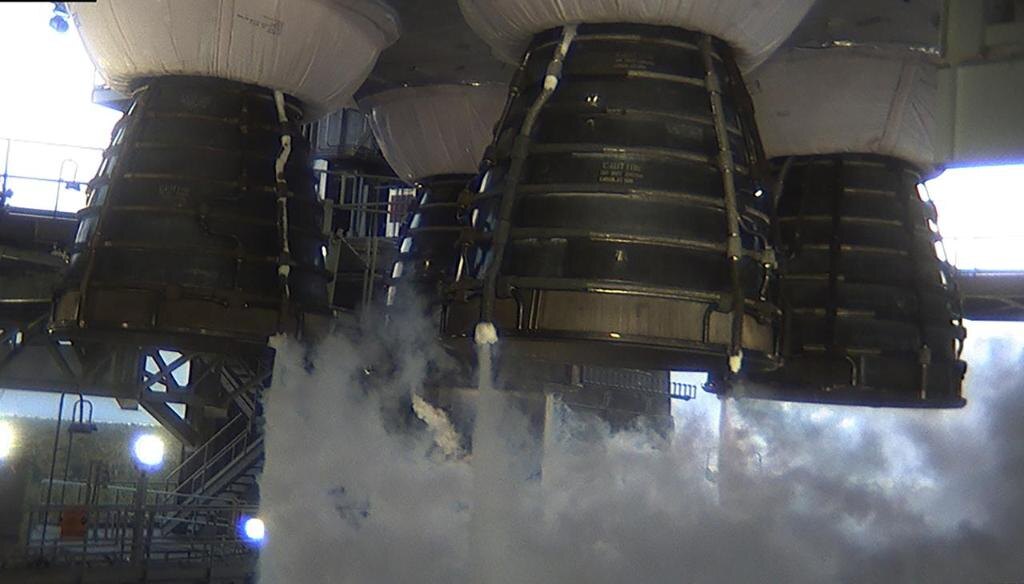  4 двигателя RS-25 готовы к началу испытаний, фото NASA