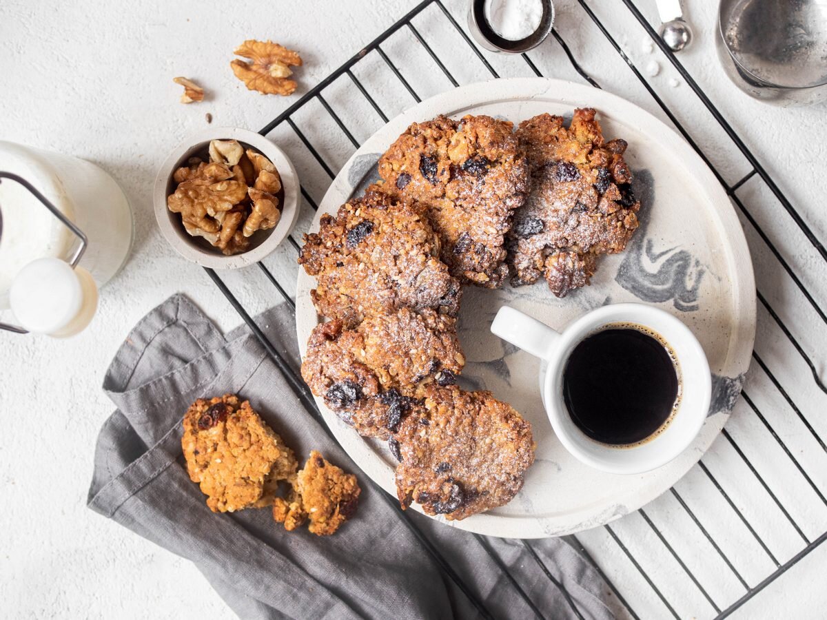 🍪 Печенье из хлопьев: с орешками 🌰 | Мир круп: Рецепты Агро-Альянс | Дзен