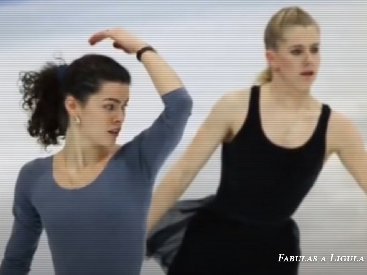 Нэнси Керриган и Тони Хардинг на тренировке