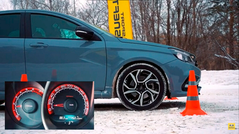 Скриншот с YouTube-канала LADA Sport ROSNEFT