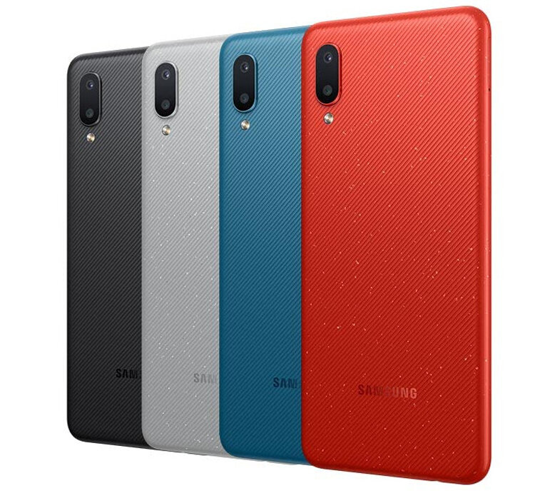 Samsung Galaxy M02 будет продаваться в четырёх цветах корпуса
