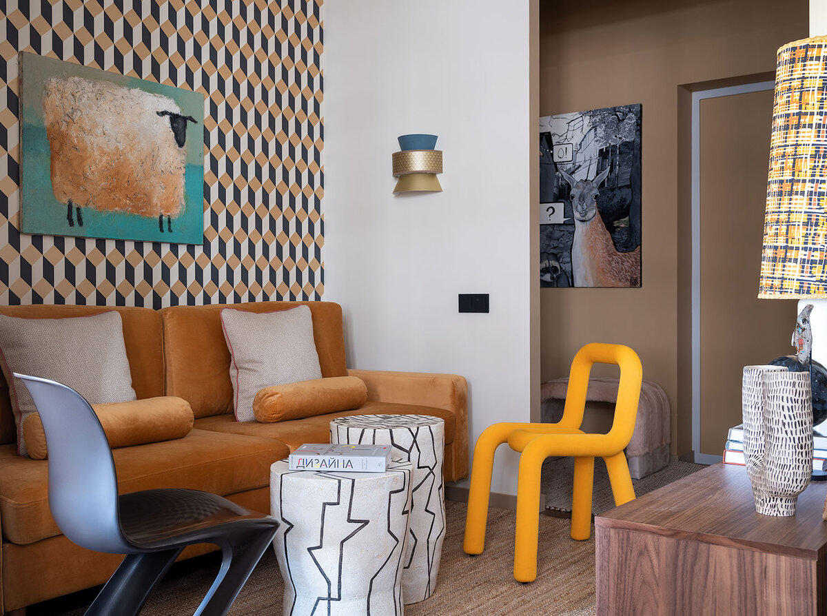 Евгения Дубровская: маленькая квартира 43 кв. метра для молодой девушки