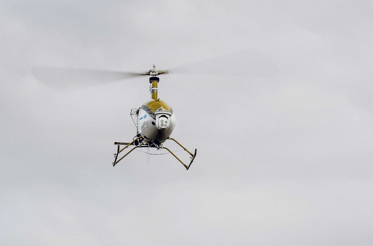 SmartHELI-350 с ГОЭС в качестве полезной нагрузки в полёте 