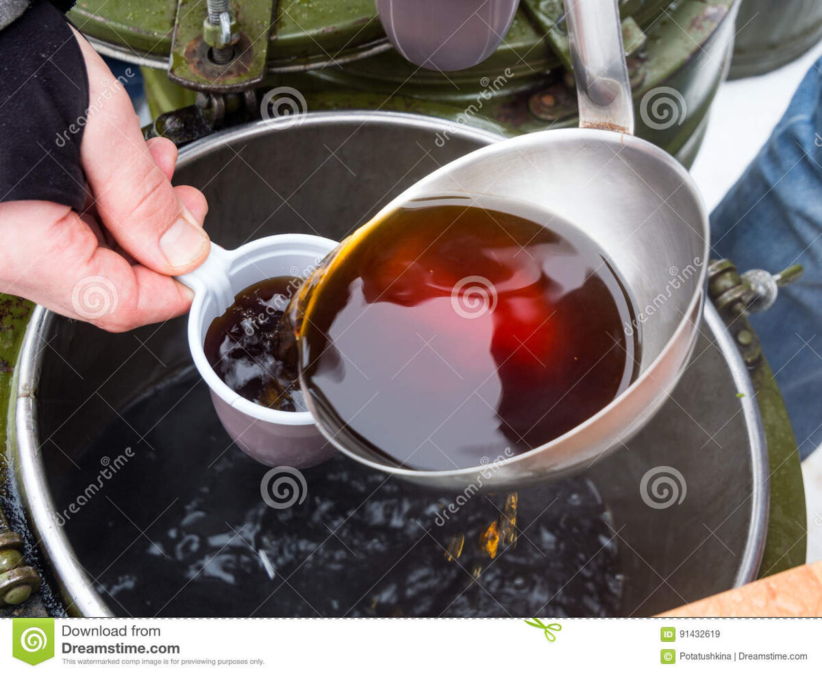 Чай из котла... фото из сети...