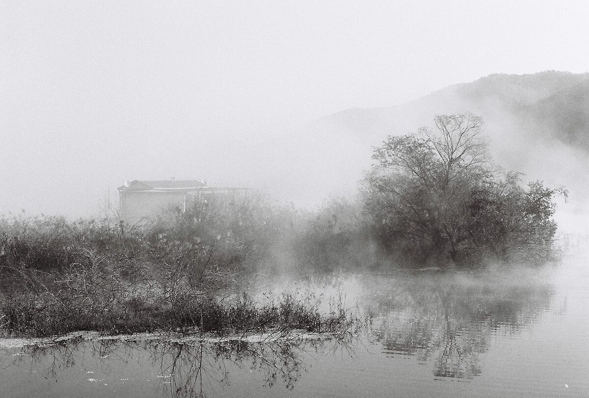Вот в таких болотах герой фильма проведёт большую часть фильма