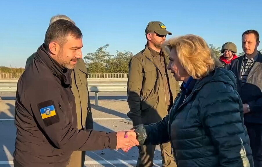    Уполномоченный по правам человека Украины Лубинец Дмитрий Валерьевич и уполномоченный по правам человека в РФ Татьяна Москалькова  Аппарат УПЧ в РФ/ТАСС, архив