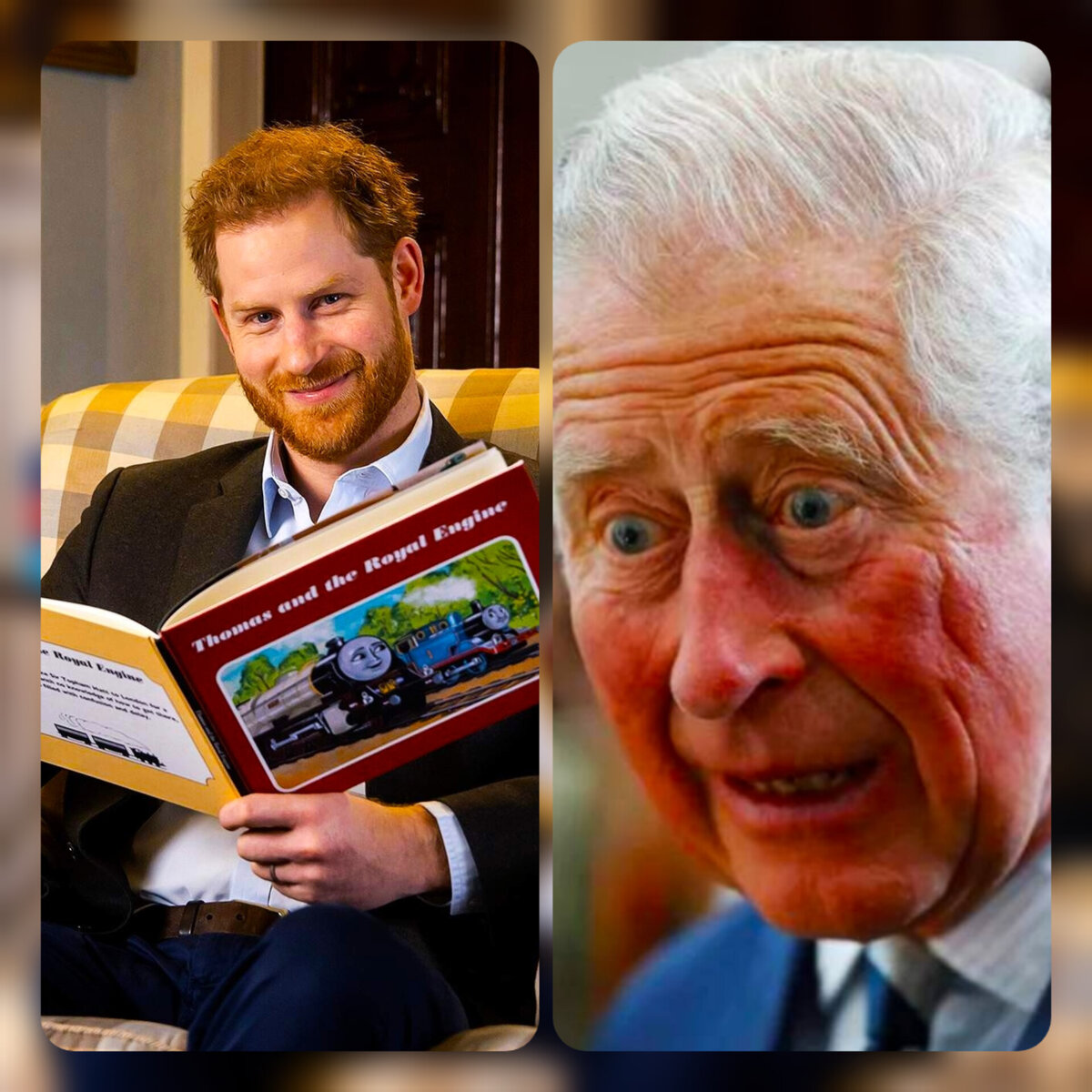 Принц Гарри и уже не принц Чарльз. Иллюстрации с ресурса Яндекс-картинки