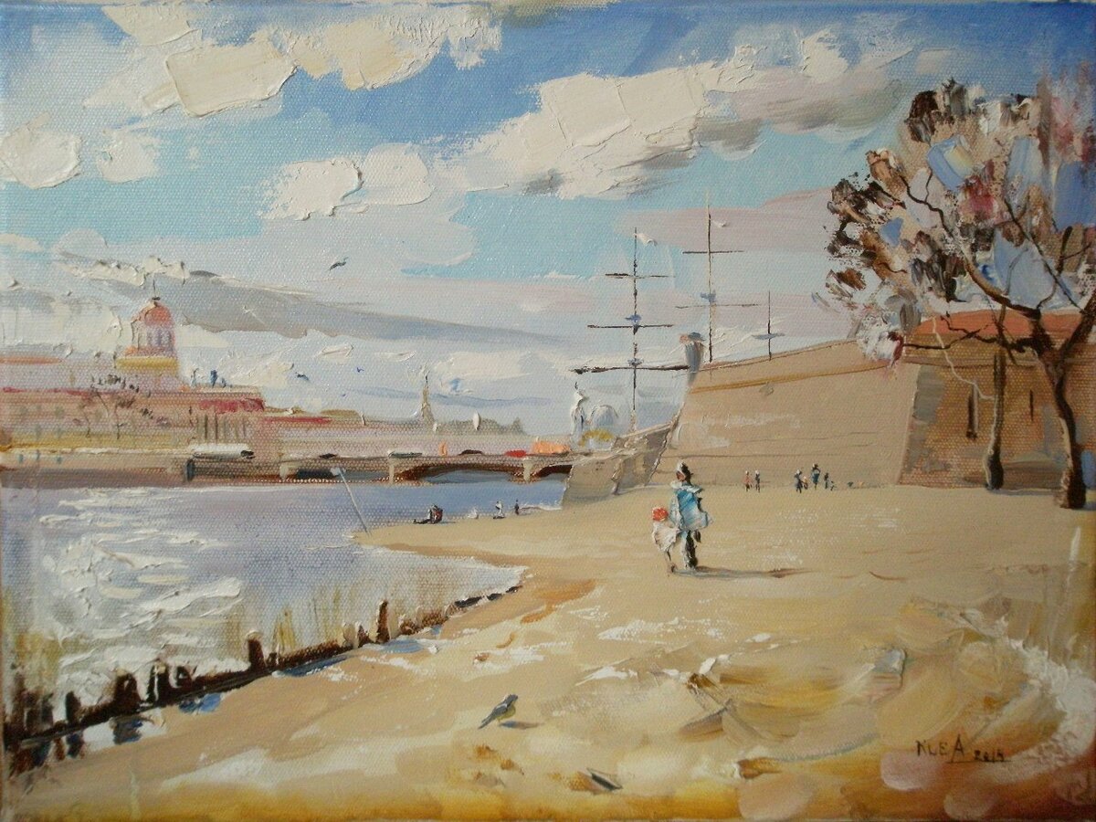 Этюд с  того самого пленэра. 