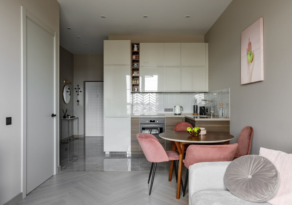 Реализованный объект компанией WOHOM. ЖК "Сердце столицы", 1 комнатная квартира.