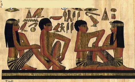 Массаж в Древнем Египте