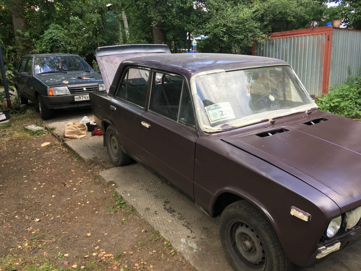 ВАЗ 2106 покрашена валиком