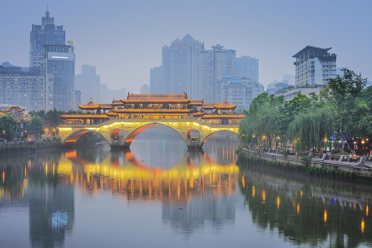 фотографии китайского города