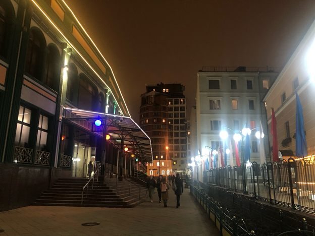 На пути от Сущевской улицы к метро "Новослободская"