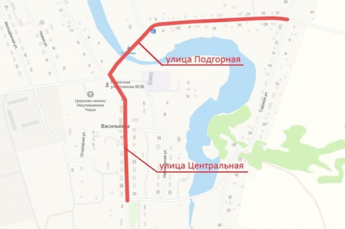    Дороги в селе Васильевка Пензенского района отремонтируют в 2023 году