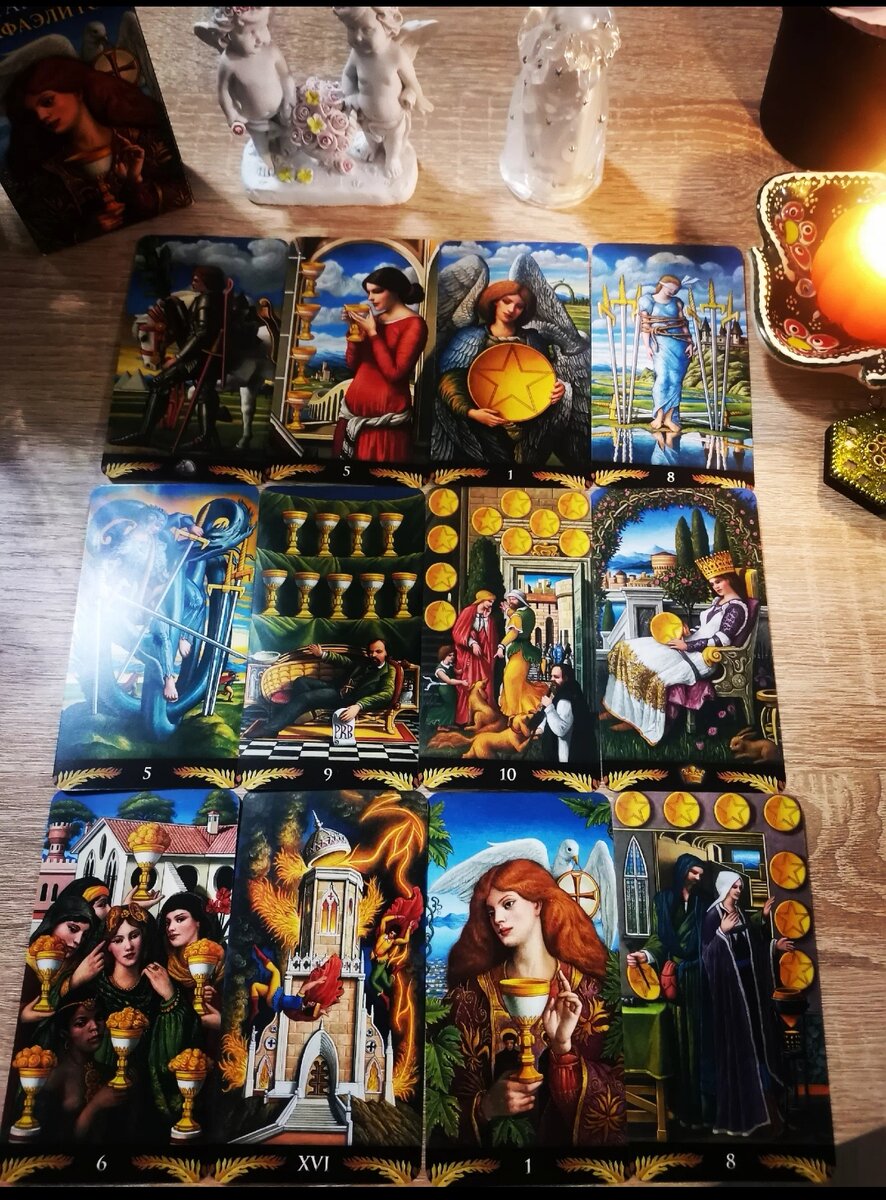 Фото автора. Таро Прерафаэлитов 