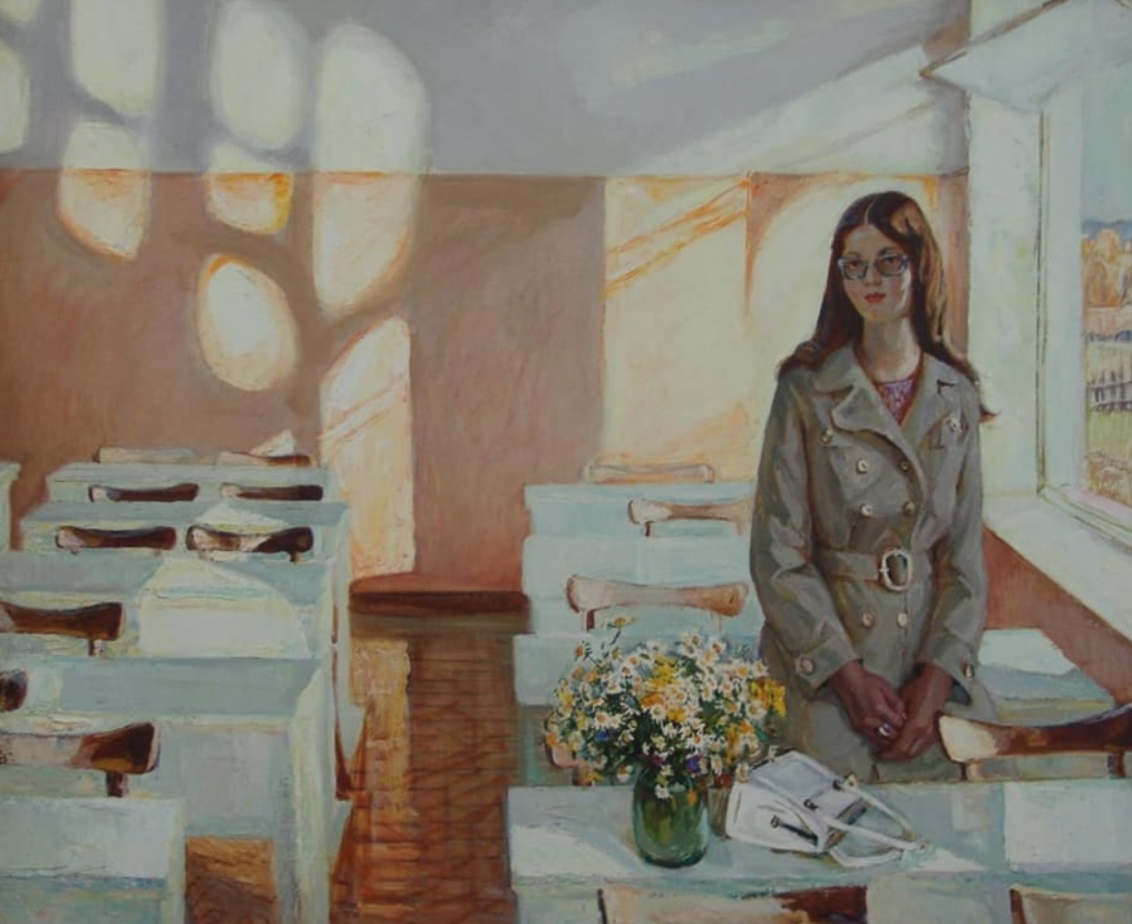 Картина 1978 года. Художница Людмила Сгибнева