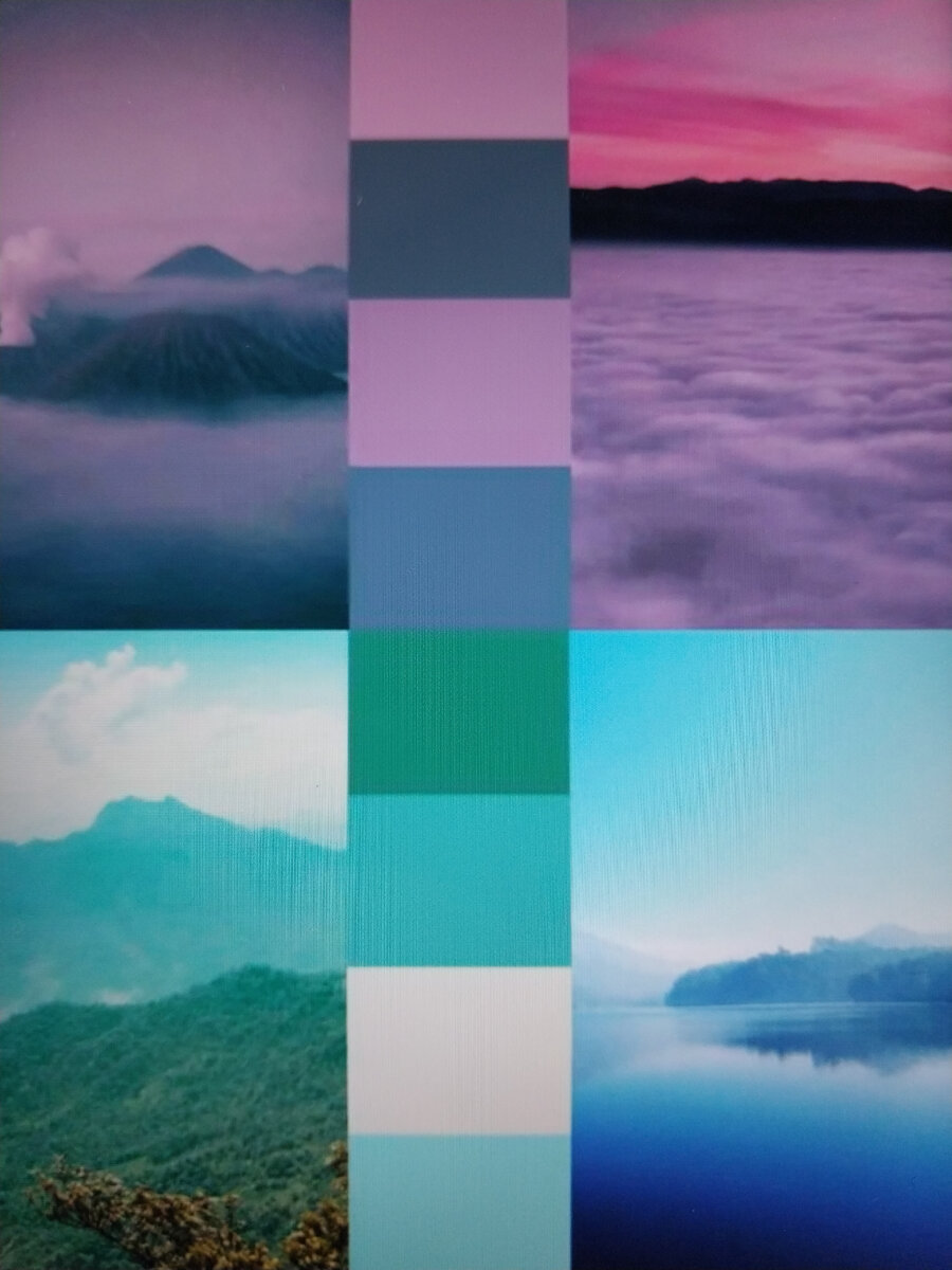 Цвета в природе подходящие для цветотипа "Август".