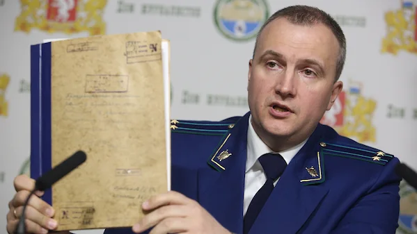 Старший советник юстиции Андрей Курьяков. Фото: Владислав Лоншаков / Коммерсантъ 