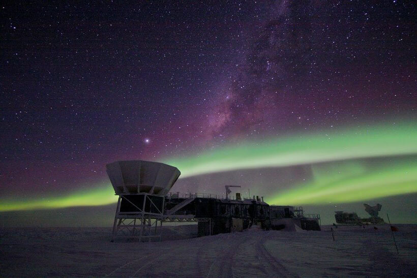 фото из открытых источников. Полярная ночь в Антарктиде