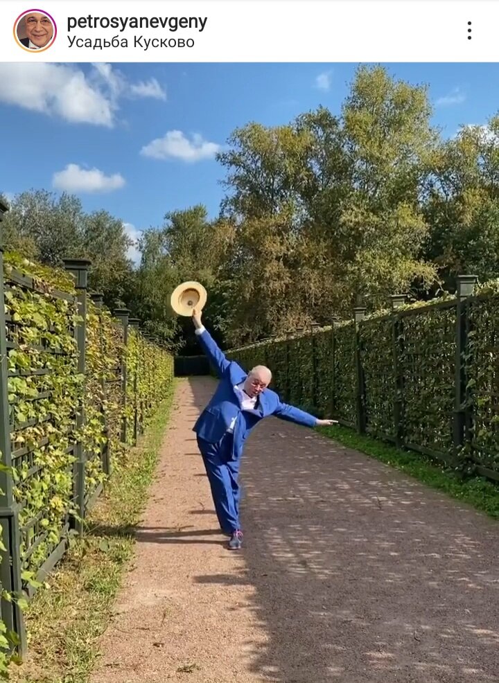 Скриншот из видео фотосессии на официальной странице Евгения Петросяна: instagram.com/petrosyanevgeny