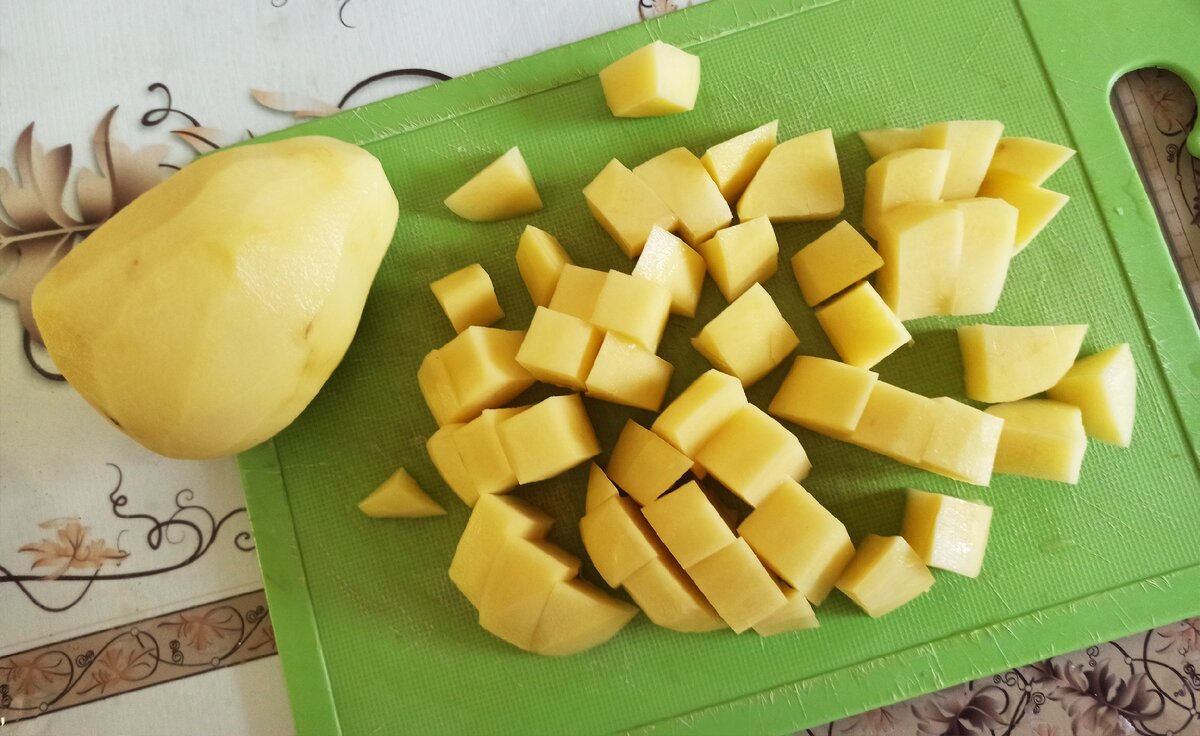 Картошка резаная