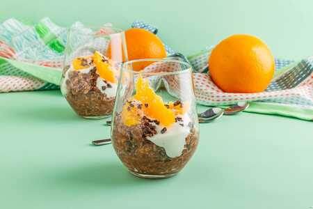 Шоколадно-апельсиновая овсянка