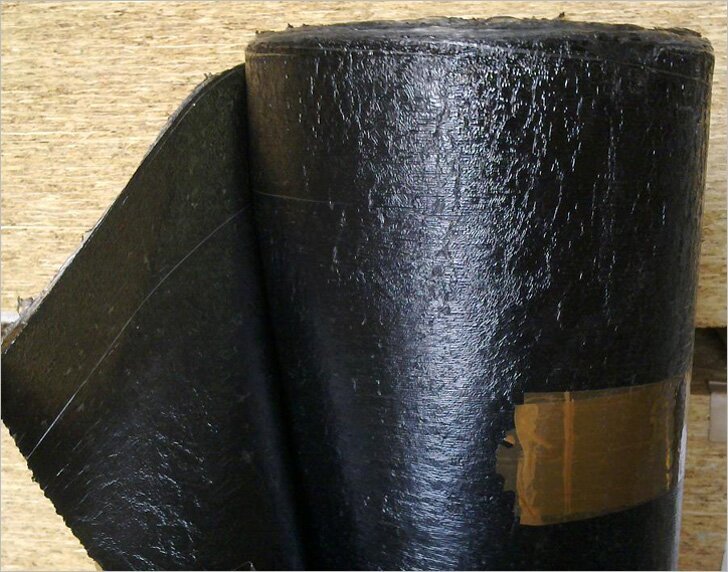 Используйте рубероид для гидроизоляции