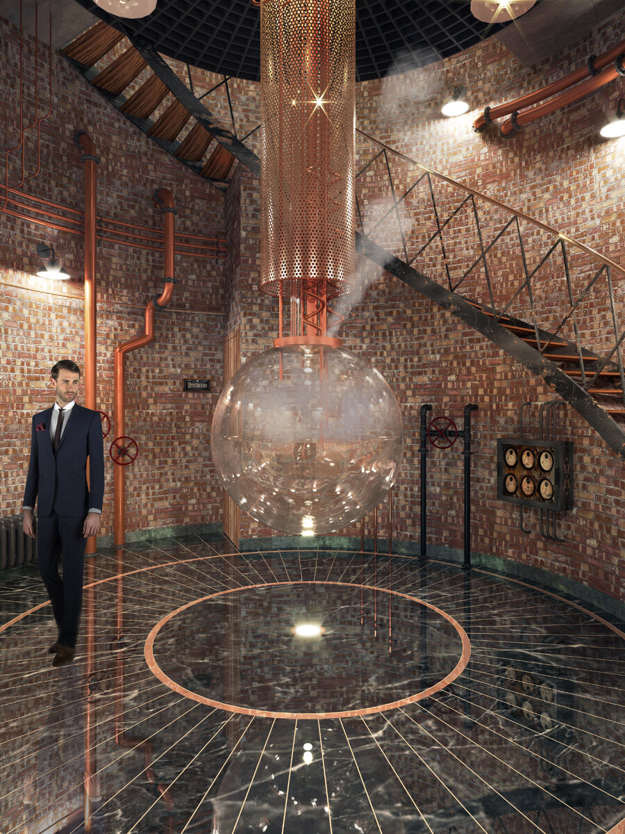 1 этаж – входная зона с Арт-инсталляцией