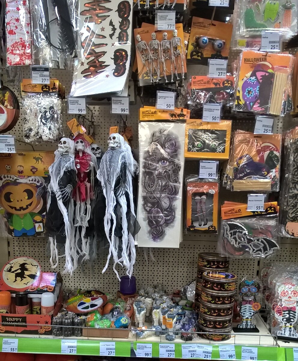 Ассортимент магазина и цены.