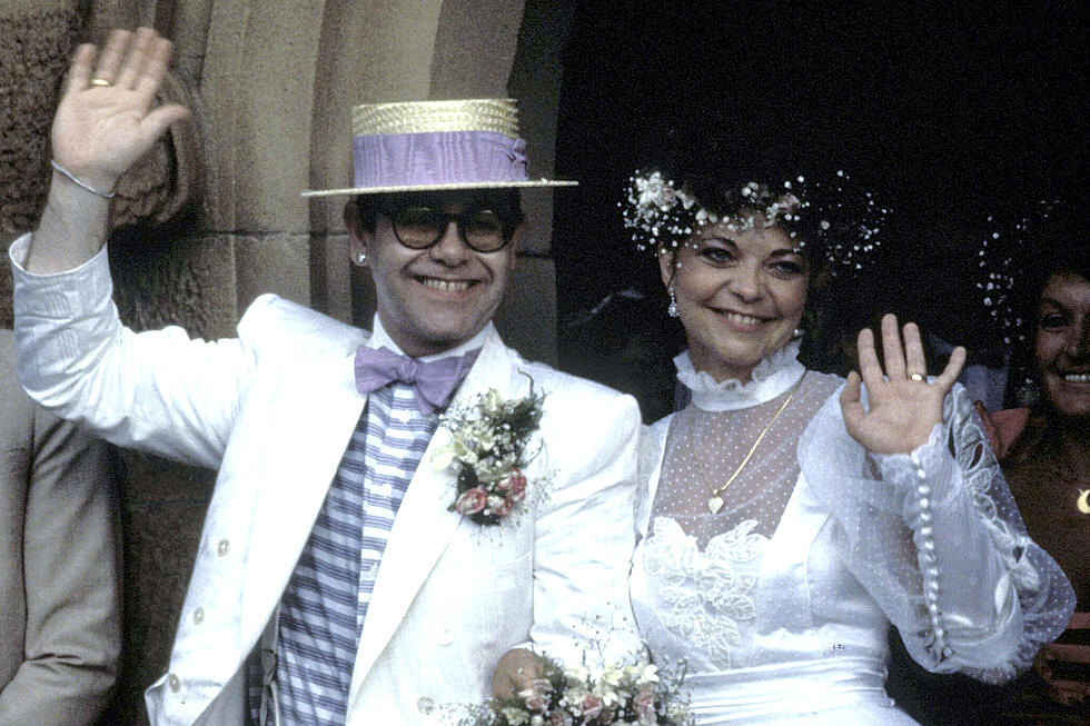  Свадьба Элтона Джона и Ренаты Блауэл в 1984 году. Фото: Patrick Riviere/Getty Images