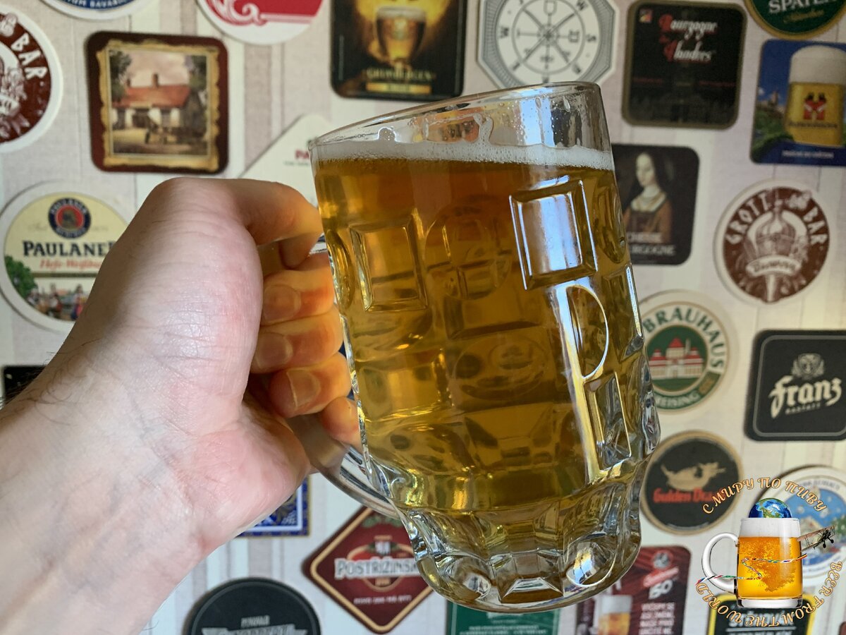 На фото вкуснейшее пиво, которое я сварил дома сам. 