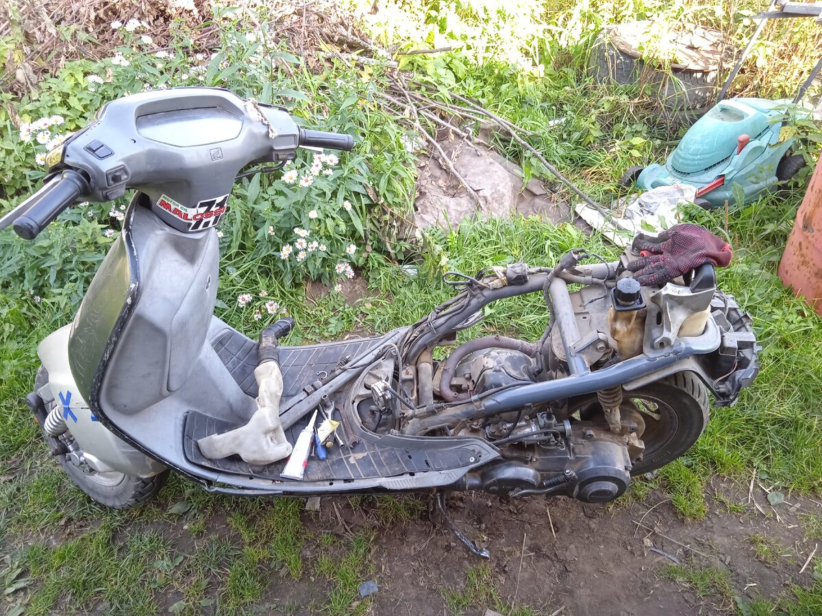 В процессе ремонта