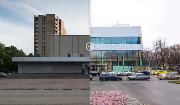 Проект кинотеатра "Ангара" выполнен на основе концепции, разработанной при участии британского архитектора Аманды Ливит.