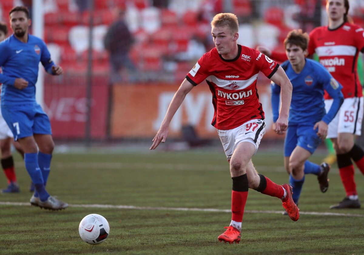 Даниил Денисов. Фото официального сайта ФК Спартак Москва.