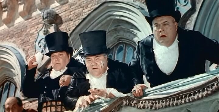 Слева направо: Борис Христофоров, Сергей Кулагин, Евгений Моргунов. Фото взято с сайта кино-театр.ру