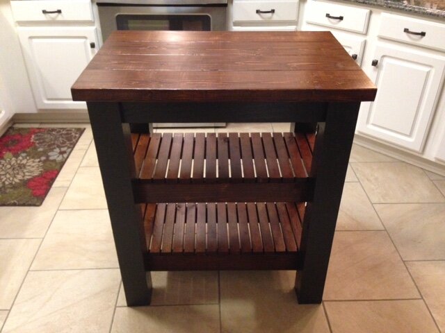 Сделал стол на кухню своей любимой жене!