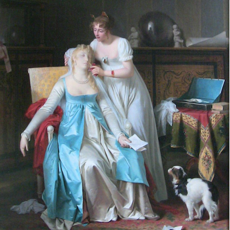 Плохие новости. Маргерит Жерар, 1804 г.