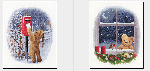 Наборы для вышивки от Джона Клейтона - мишки