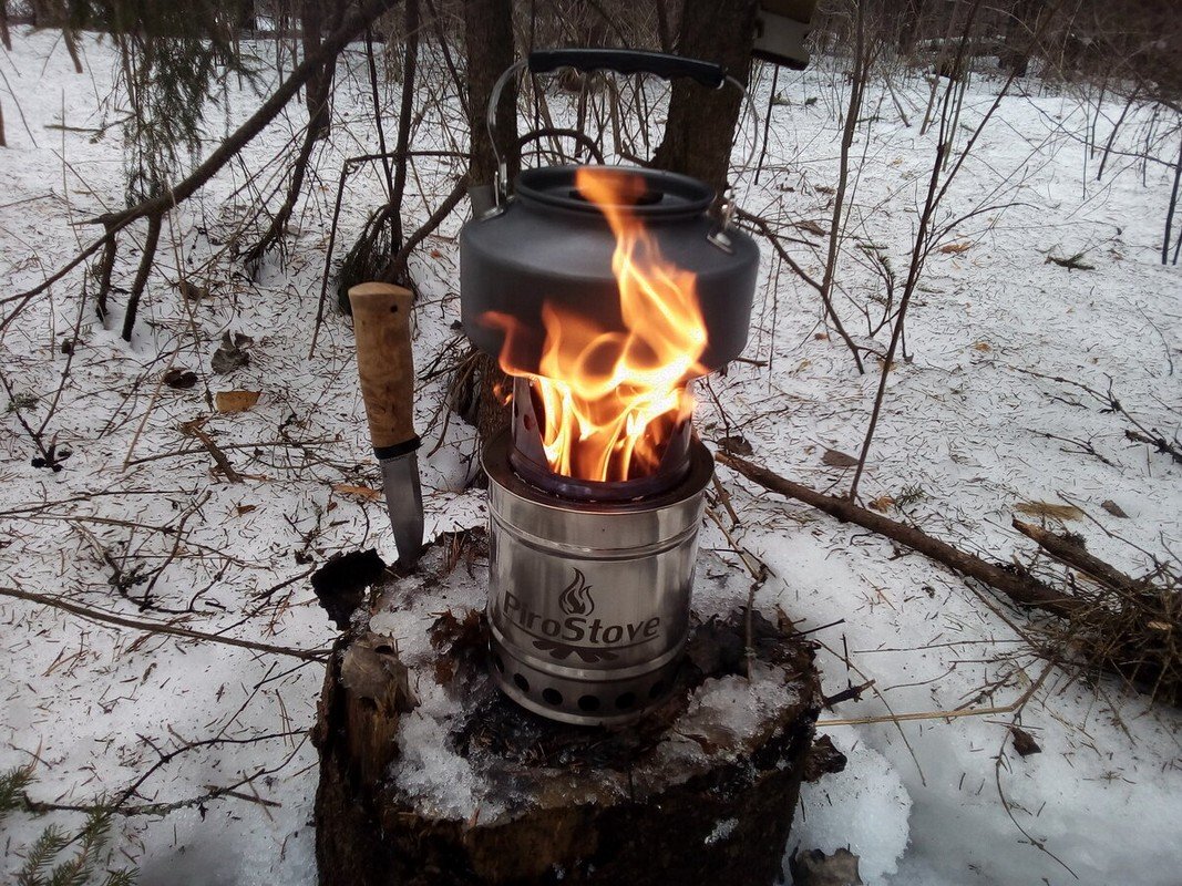 Походная печь щепочница PiroStove Solo