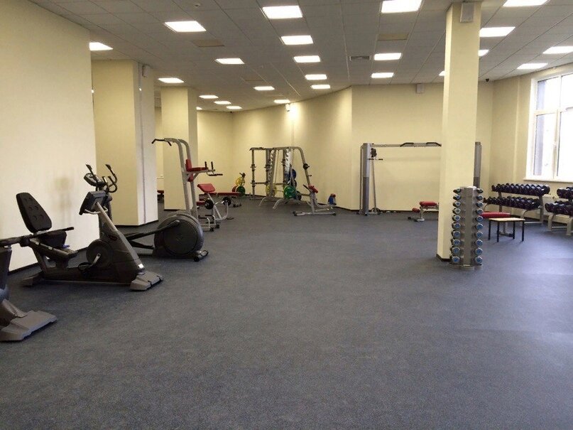 Спортзал. Закрыт на неопределённый срок сами знаете почему.