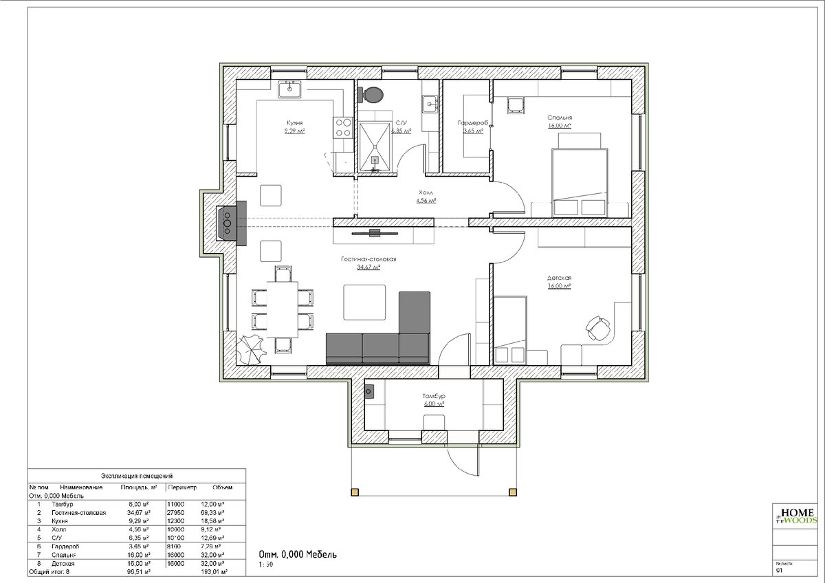 Апшеронске готовый дом планировка