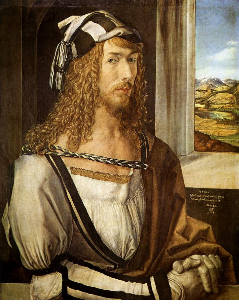 Альбрехт Дюрер-автопортрет 1498г.