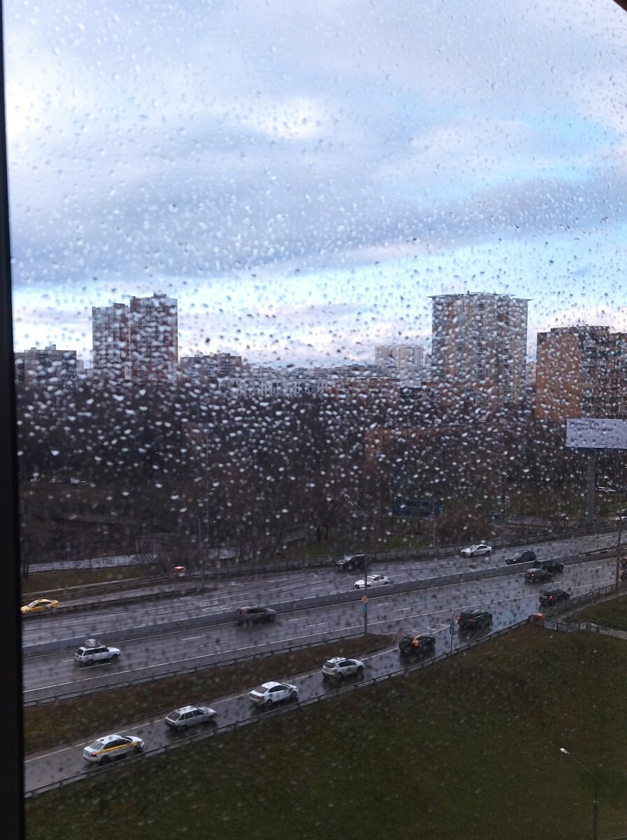 Ноябрь за нашим окном. Вид из окна мой. Фото моё. 