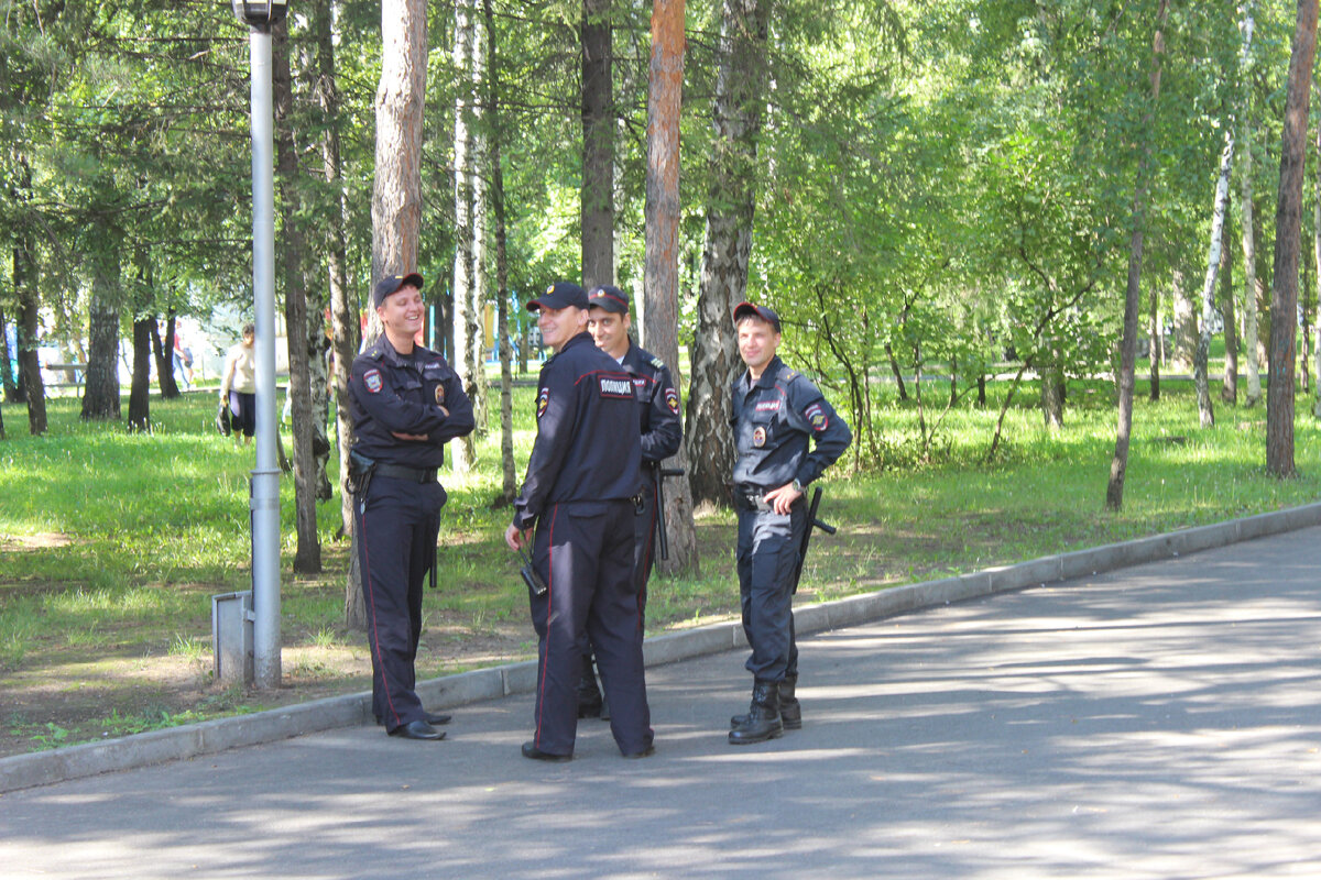 Авторское фото: На охране правопорядка.
